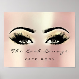 Champaigname Makeup Artist Beauty Studio Lashes Poster