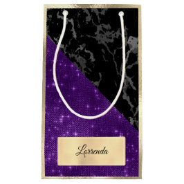 Champaigne Gold Lila Violet Marbella Schwarz Grau Kleine Geschenktüte