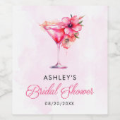 Champange-Brautparty Weinetikett (Einzelnes Label)