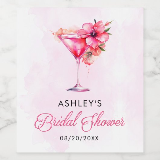 Champange-Brautparty Weinetikett (Einzelnes Label)