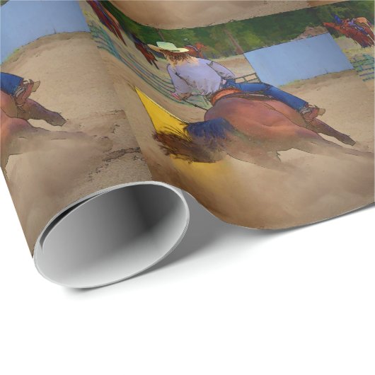 Champion Barrel Racer Geschenkpapier (Rolleneckpunkt)