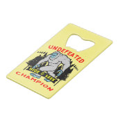 Champion Bigfoot 04 # Unbesiegt Hide & Seek Geldbeutel Flaschenöffner (Vorderseite Schrägansicht)