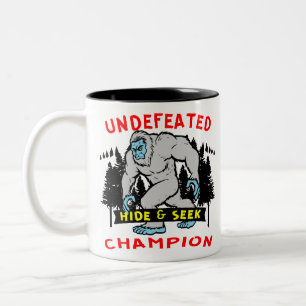 Champion Bigfoot 04 # Unbesiegt Hide & Seek Zweifarbige Tasse