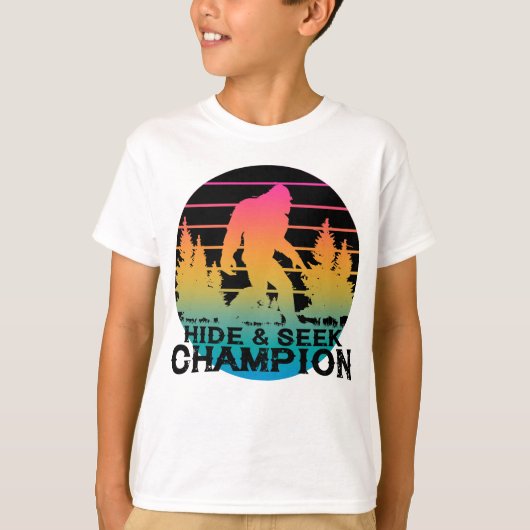 Champion Bigfoot Sasquatch T-Shirt (Vorderseite)