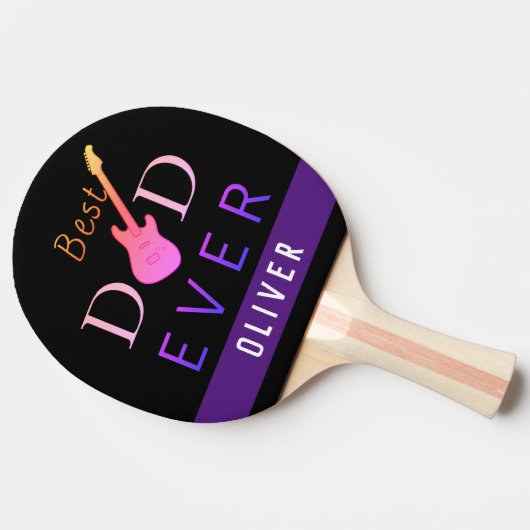 Champion Black Cool Best Vater aller Zeiten Tischtennis Schläger (Seitenansicht)