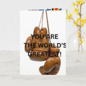 CHAMPION Celebration Card - Blank Inside Karte (Gelbe Blume)