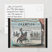 Champion Clipper Sailing Postkarte (Vorne/Hinten)