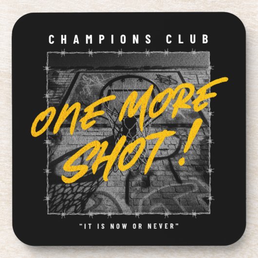 Champion Club noch ein Schuss Getränkeuntersetzer (Vorderseite)