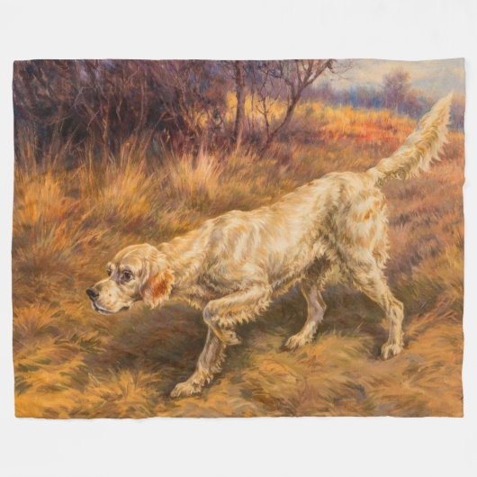 Champion Count Whitestone von Edmund Henry Osthaus Fleecedecke (Vorderseite (Horizontal))