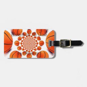 Champion Court Vision: Basketball Spiel der Champs Gepäckanhänger