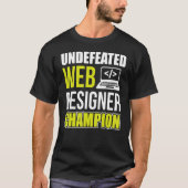 Champion Css Programmer 2 für den nicht besiegten T-Shirt (Vorderseite)