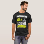 Champion Css Programmer 2 für den nicht besiegten T-Shirt (Vorne ganz)