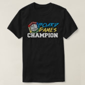 Champion der Brettspiele T-Shirt (Design vorne)
