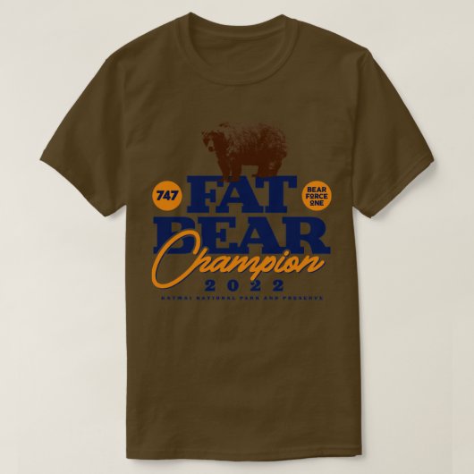 Champion der Fatbear Week T-Shirt (Design vorne)