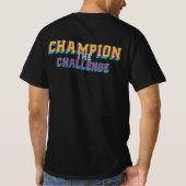 Champion der Herausforderung T-Shirt (Rückseite)
