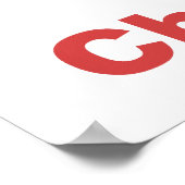 Champion der Rock Paper Scissors Poster (Ecke)