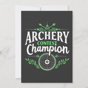 Champion des Bogenwettbewerbs Bow and Arrow Ankündigung