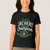 Champion des Bogenwettbewerbs Bow and Arrow Tri-Blend Shirt (Vorderseite)
