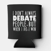 Champion des Funny Debate-Teams Dosenkühler (Rückseite)