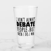 Champion des Funny Debate-Teams Glas (Vorderseite)