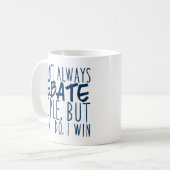 Champion des Funny Debate-Teams Kaffeetasse (Vorderseite Links)