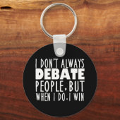 Champion des Funny Debate-Teams Schlüsselanhänger (Vorderseite)