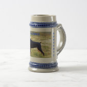 CHAMPION DOBERMAN STEIN BIERGLAS (VorderseiteRechts)