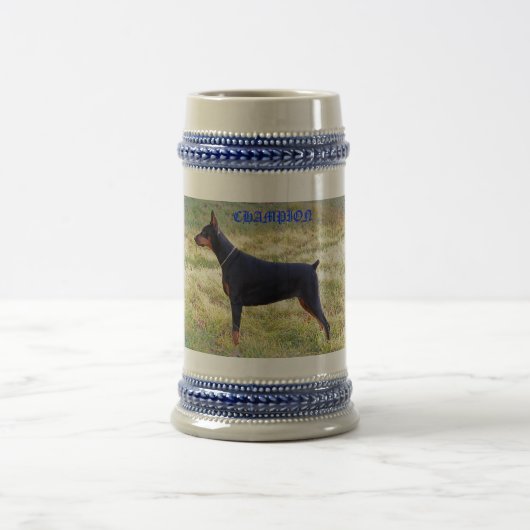 CHAMPION DOBERMAN STEIN BIERGLAS (Mittel)