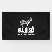 Champion Fantasy Football Goat Geschenk Banner (Horizontal)