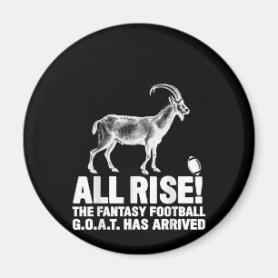 Champion Fantasy Football Goat Geschenk Magnet