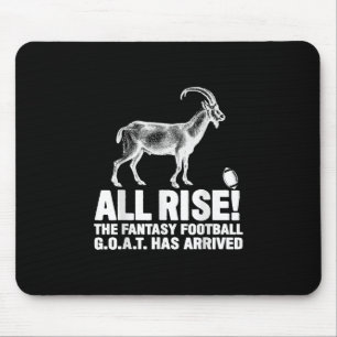 Champion Fantasy Football Goat Geschenk Mousepad