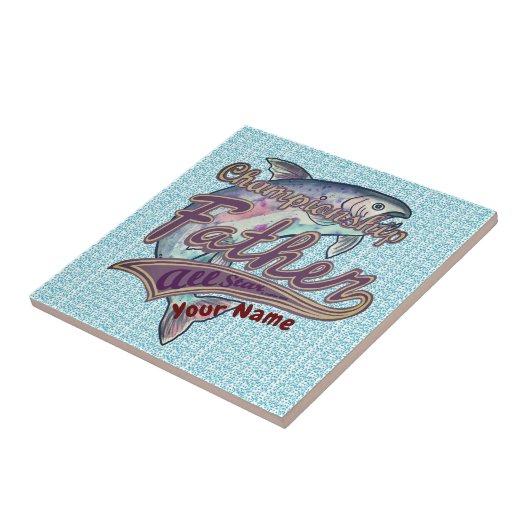 Champion Fishing-Vater Fliese (Seite)