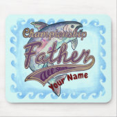 Champion Fishing Vater individuelle Name Mousepad (Vorne)