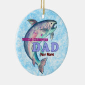 Champion Fishing Vater Keramik Ornament (Rechts)