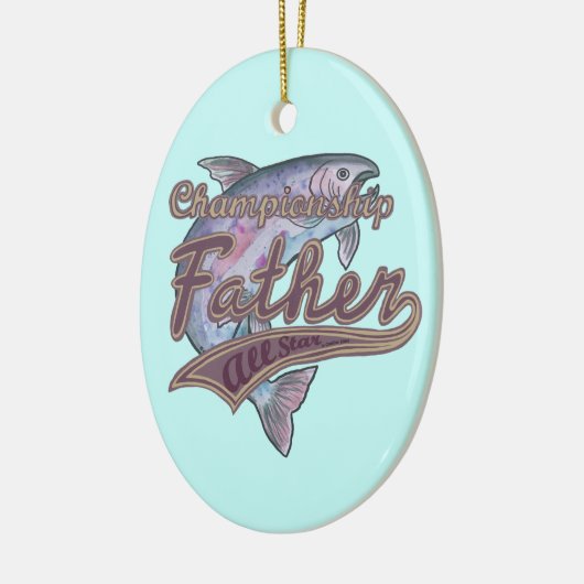 Champion Fishing Vaterdekoration Keramik Ornament (Links)