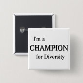 Champion für Diversity Button (Vorne & Hinten)