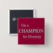 Champion für Diversity Button (Vorne & Hinten)