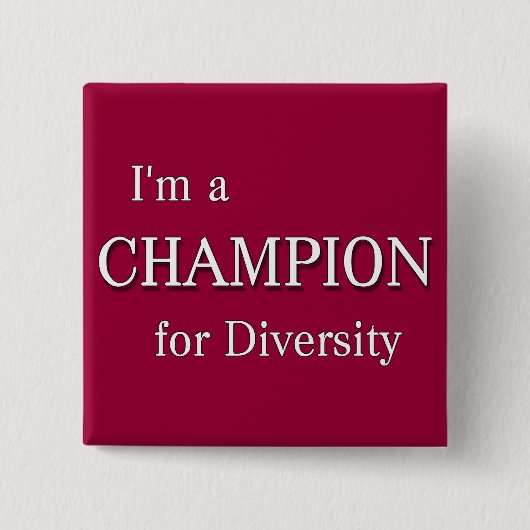 Champion für Diversity Button (Vorderseite)