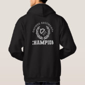 Champion für Duschargumente Hoodie (Rückseite)