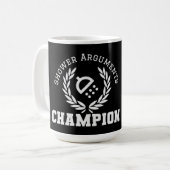 Champion für Duschargumente Kaffeetasse (Vorderseite Links)
