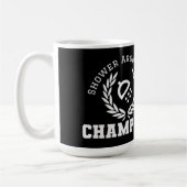 Champion für Duschargumente Kaffeetasse (Links)