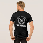 Champion für Duschargumente Tri-Blend Shirt (Rückseite voll)