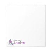 Champion für lila & Blue Yarn Notizblock (Vorderseite)