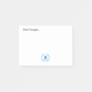 Champion für Wassersicherheit Post-it Klebezettel
