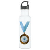 Champion für Wassersicherheit Weißwasserflasche Edelstahlflasche (Vorderseite)