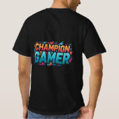 Champion Gamer T-Shirt (Rückseite)