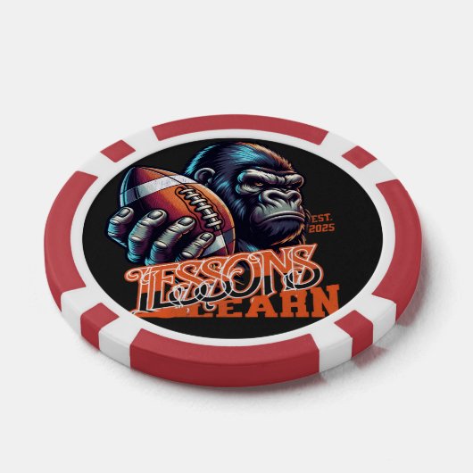 Champion Gorilla Lessons Learn Poker Chip (Einzeln)