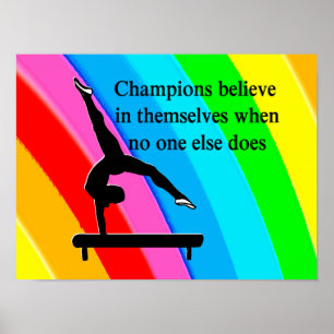 CHAMPION GYMNASTICS MIRL POSTER
