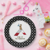 Champion King of the Berg Hund Agility lustig Pappteller (Party)