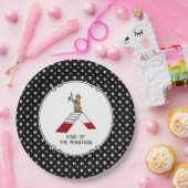 Champion King of the Berg Hund Agility lustig Pappteller (Party)